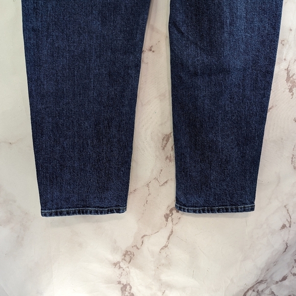 Everlane The Way High Jean Dark Wash Denim Straight Zip Fly Regular - Picture 9 of 11